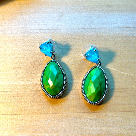 ? Jewelry - Ippolita like turquoise teardrop earrings